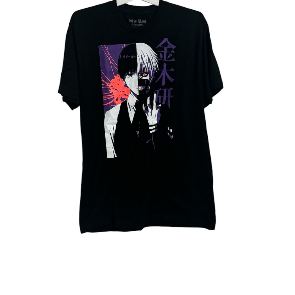 Tokyo Ghoul Funimation Size L Short Sleeve Graphic Black T Shirt Anime